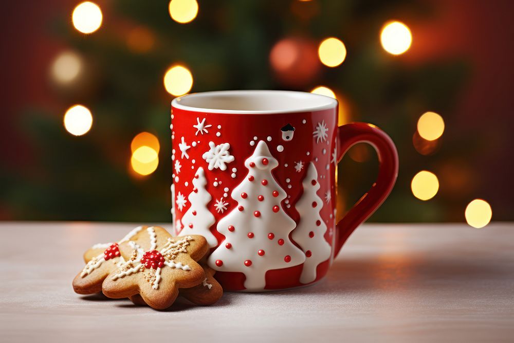 Cookie mug gingerbread christmas. 