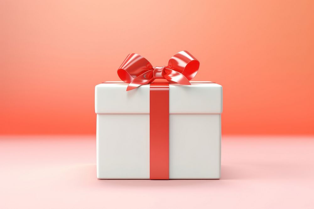Present ribbon gift box. AI generated Image by rawpixel.