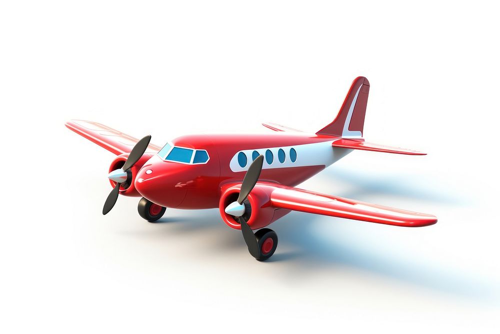 Propeller aircraft airplane airliner. AI generated Image by rawpixel.