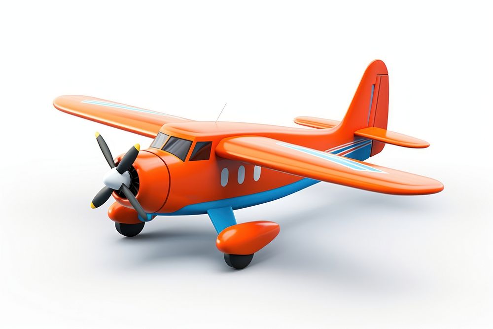 Propeller aircraft airplane vehicle. AI generated Image by rawpixel.
