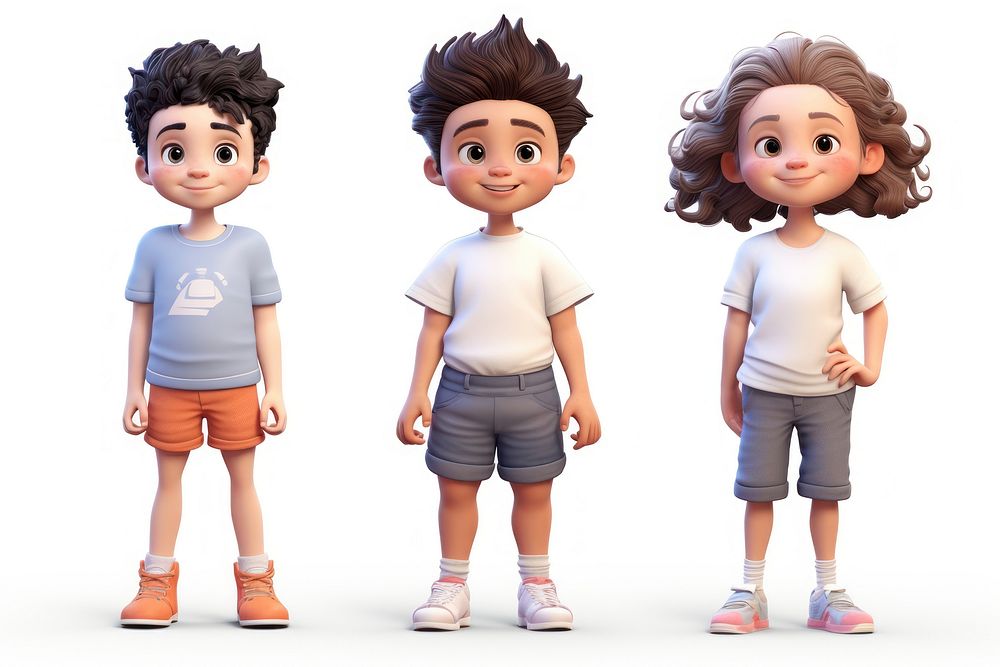 Shorts cute toy togetherness. AI generated Image by rawpixel.