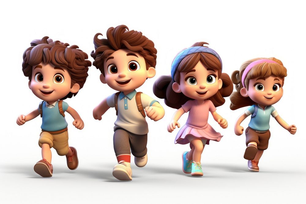 Cartoon child doll toy. AI generated Image by rawpixel.