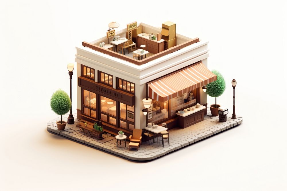 Architecture building house toy. AI generated Image by rawpixel.