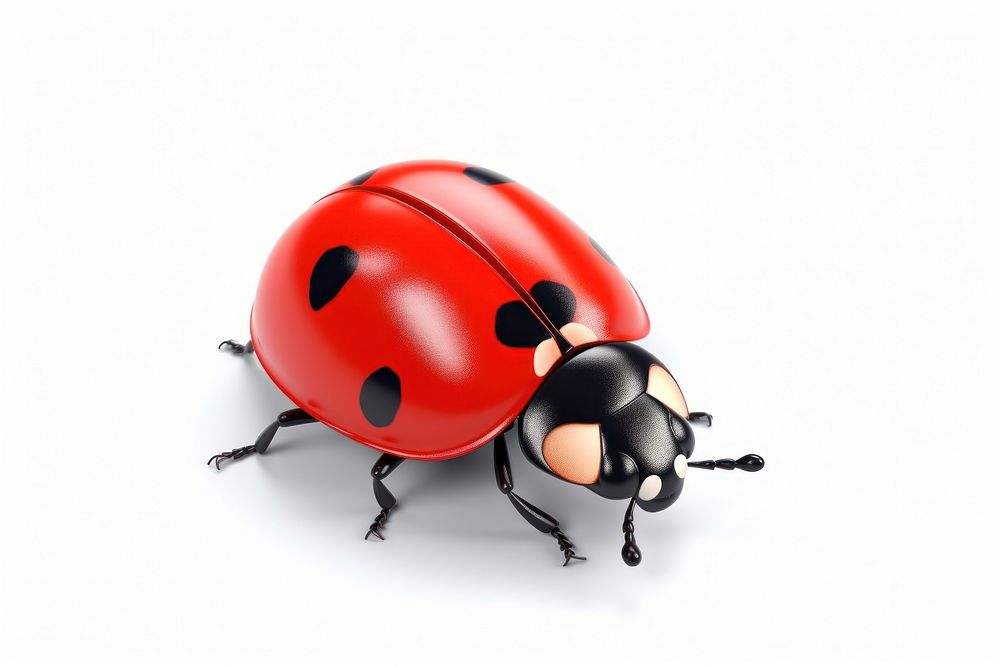 Cartoon animal insect white background. AI generated Image by rawpixel.