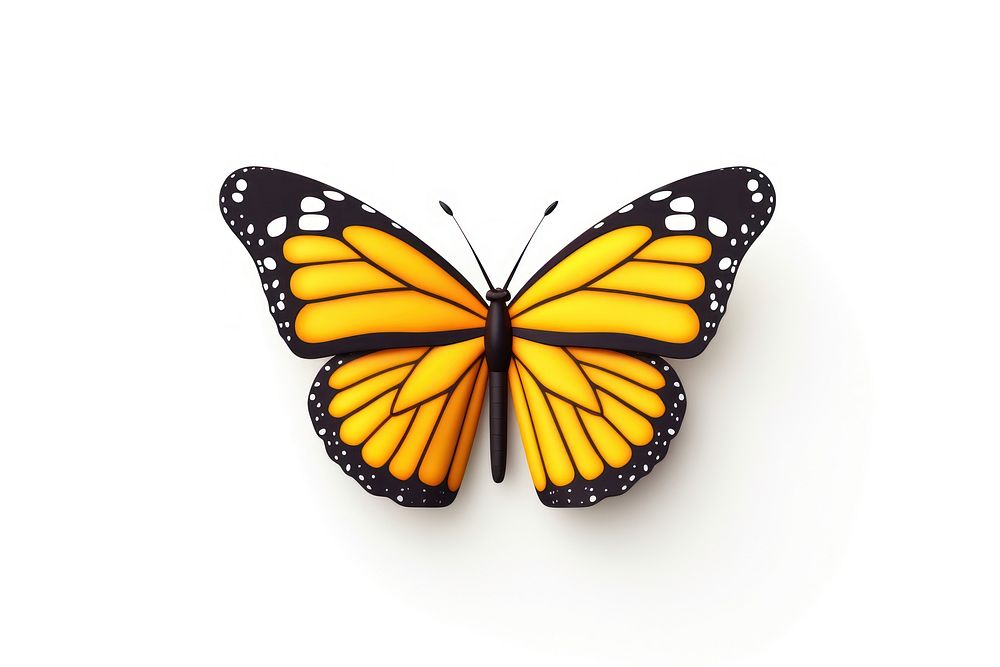 Butterfly monarch insect animal. AI generated Image by rawpixel.
