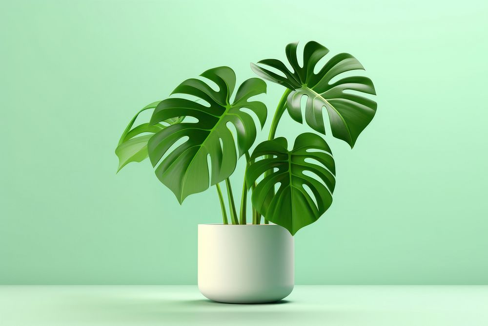 Plant green leaf houseplant. AI generated Image by rawpixel.