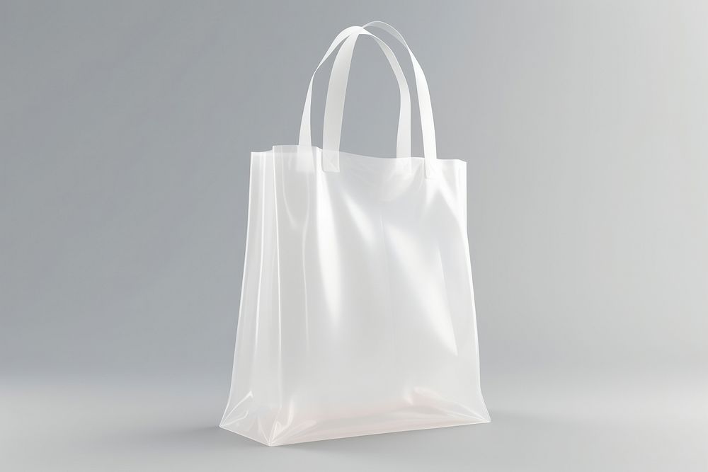 Bag handbag plastic white. AI generated Image by rawpixel.