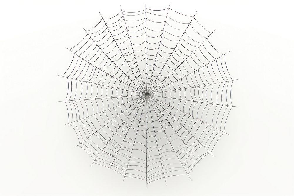 Spider web backgrounds white background concentric. AI generated Image by rawpixel.