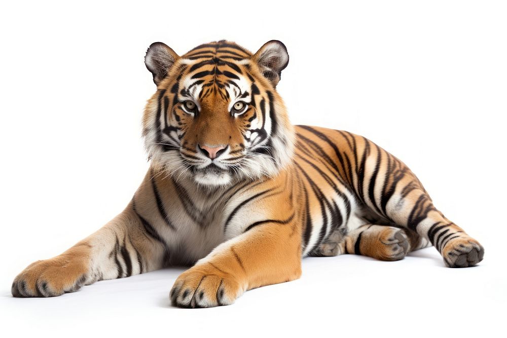 Tiger wildlife animal mammal. AI generated Image by rawpixel.