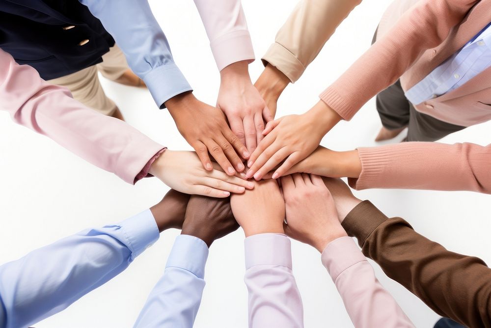 Hand teamwork people unity. 