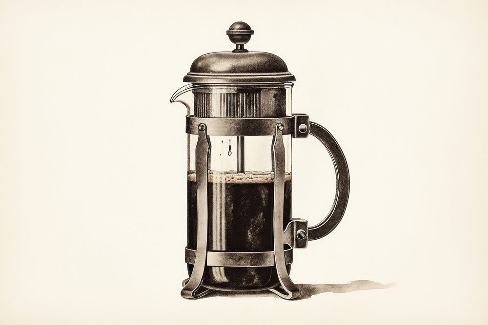 Drawing cup mug refreshment. AI generated Image by rawpixel.