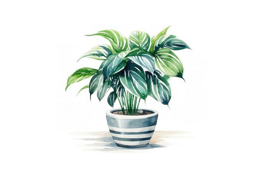 Plant vase leaf houseplant. 