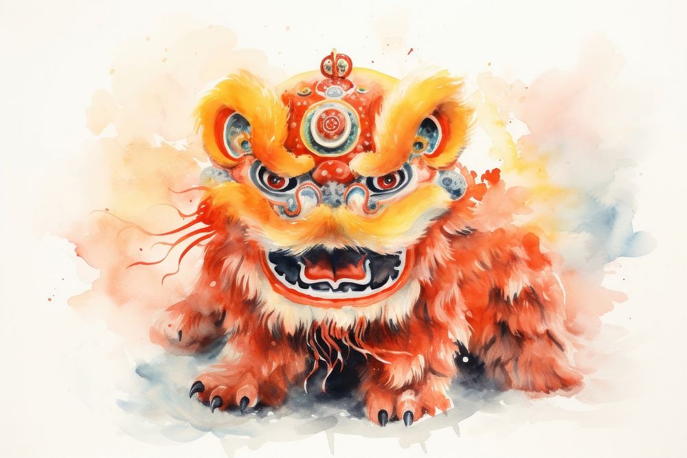 Art chinese new year representation celebration. AI generated Image by rawpixel.