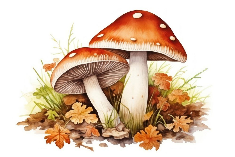 Mushroom fungus agaric autumn. 