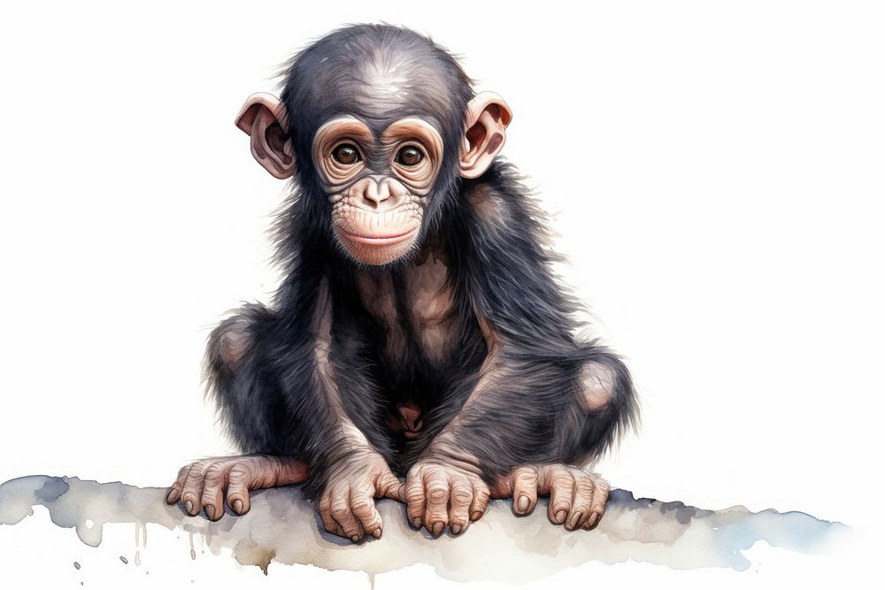 Ape Chimpanzee Wildlife Monkey. Ai 