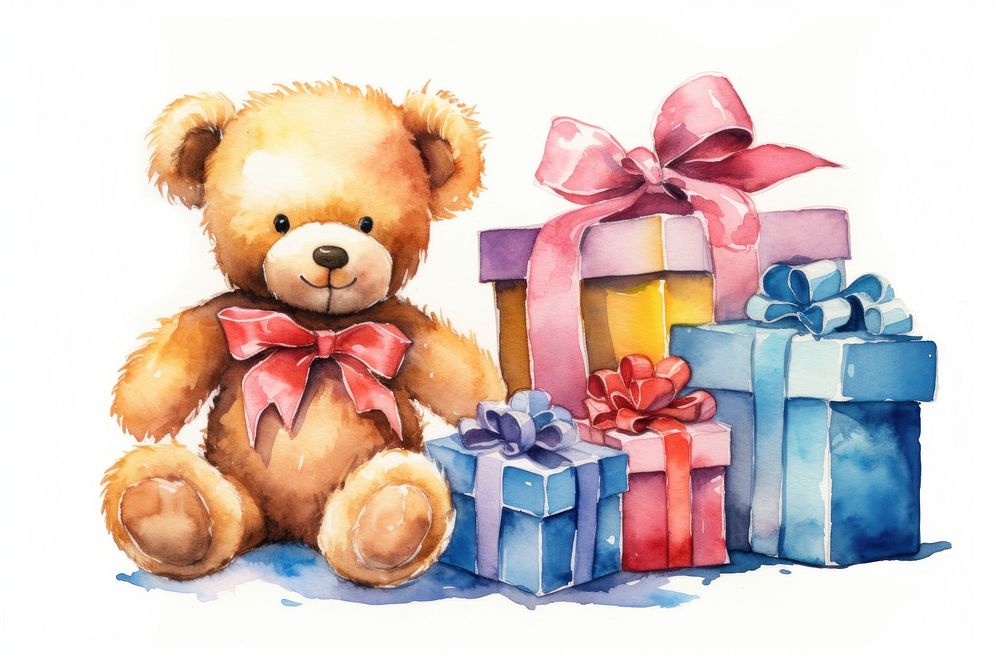 Toy paper gift box. AI generated Image by rawpixel.
