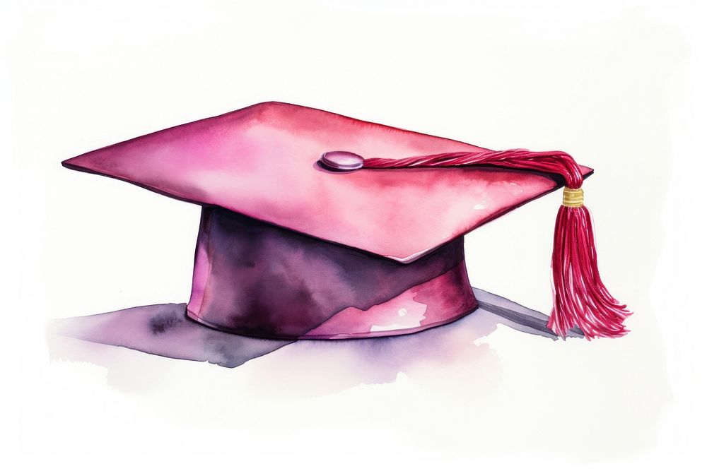 Graduation paper intelligence mortarboard. AI generated Image by rawpixel.