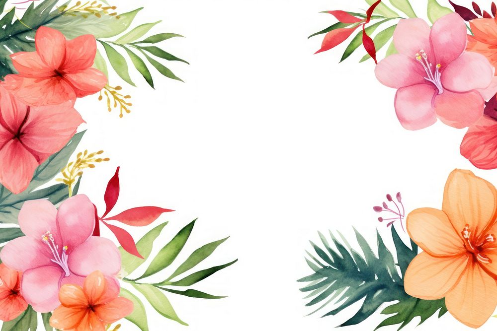 Flower backgrounds hibiscus pattern. 