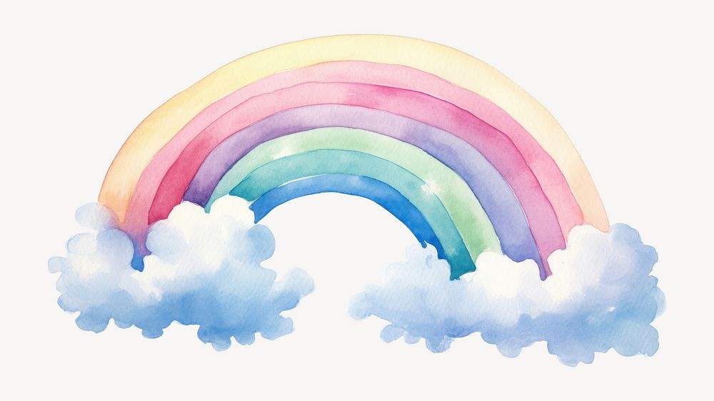 Rainbow nature sky backgrounds. 