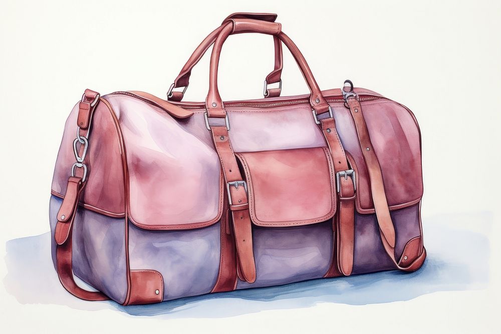 Bag handbag luggage travel. AI generated Image by rawpixel.