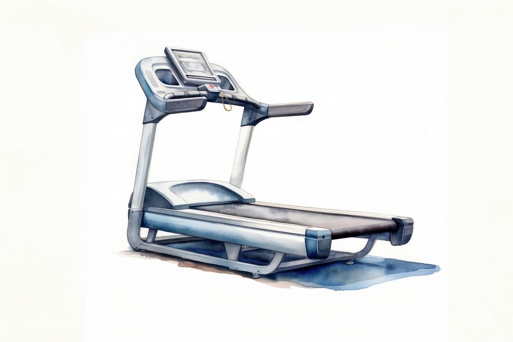 Treadmill transportation technology exercising. AI generated Image by rawpixel.