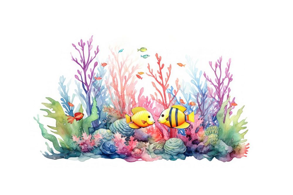 Fish underwater aquarium outdoors. AI generated Image by rawpixel.