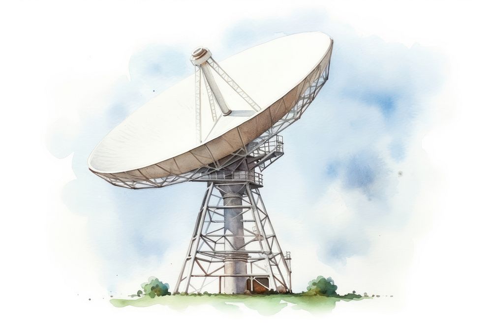 Antenna architecture broadcasting technology. AI generated Image by rawpixel.