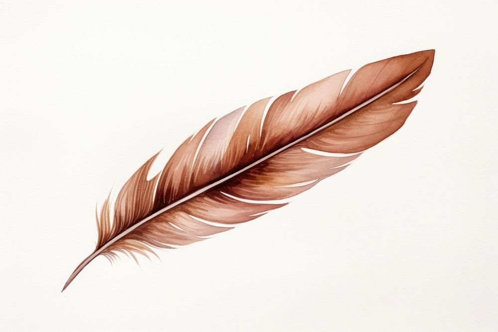 Feather brown leaf bird. AI generated Image by rawpixel.