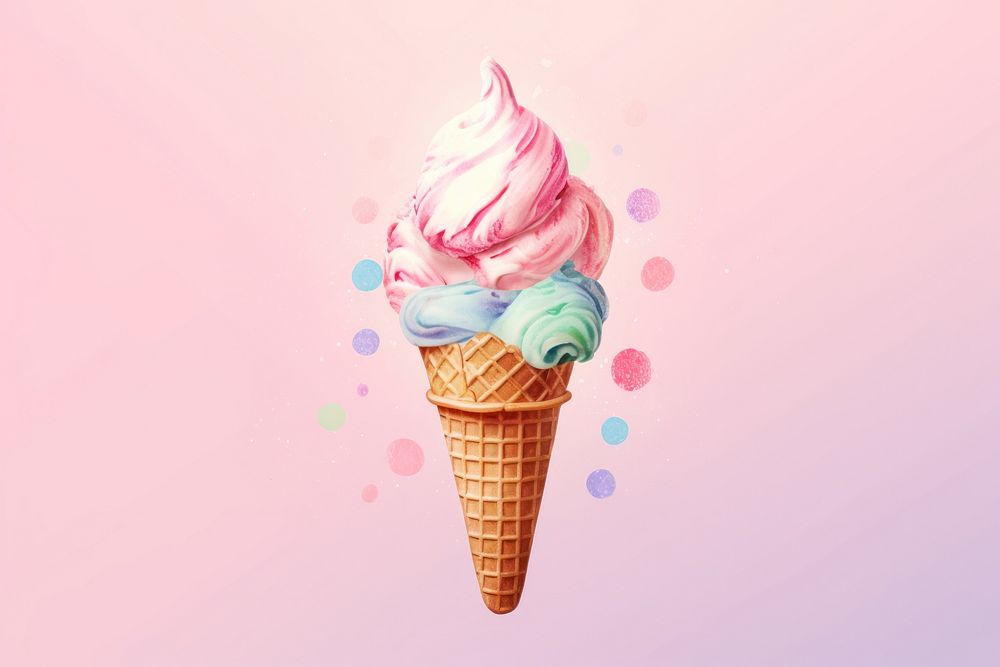 Ice cream dessert food freshness. AI generated Image by rawpixel.