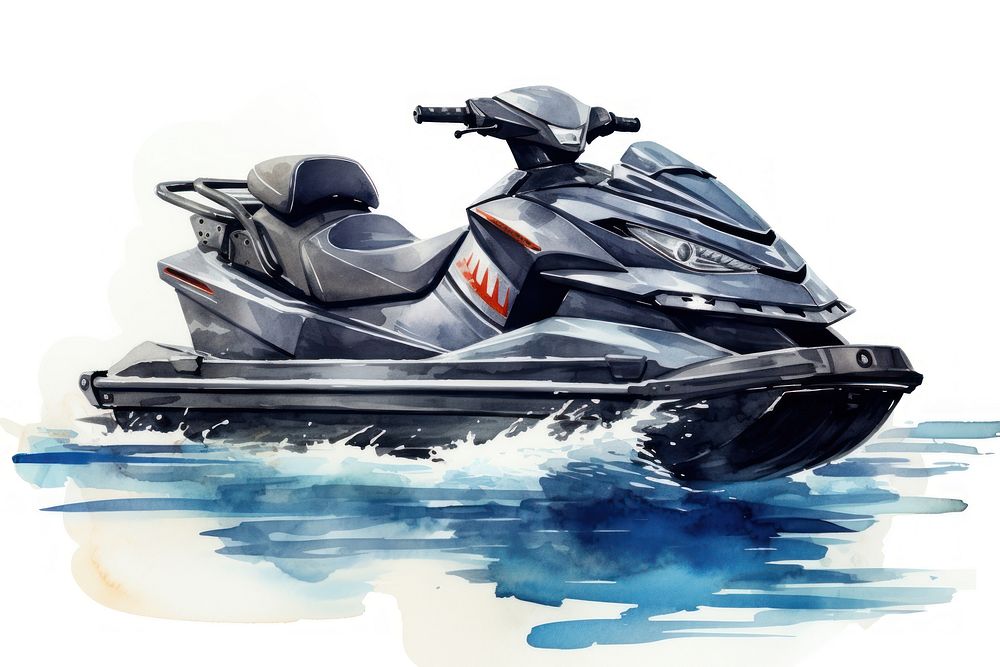 Vehicle sports water transportation. AI generated Image by rawpixel.
