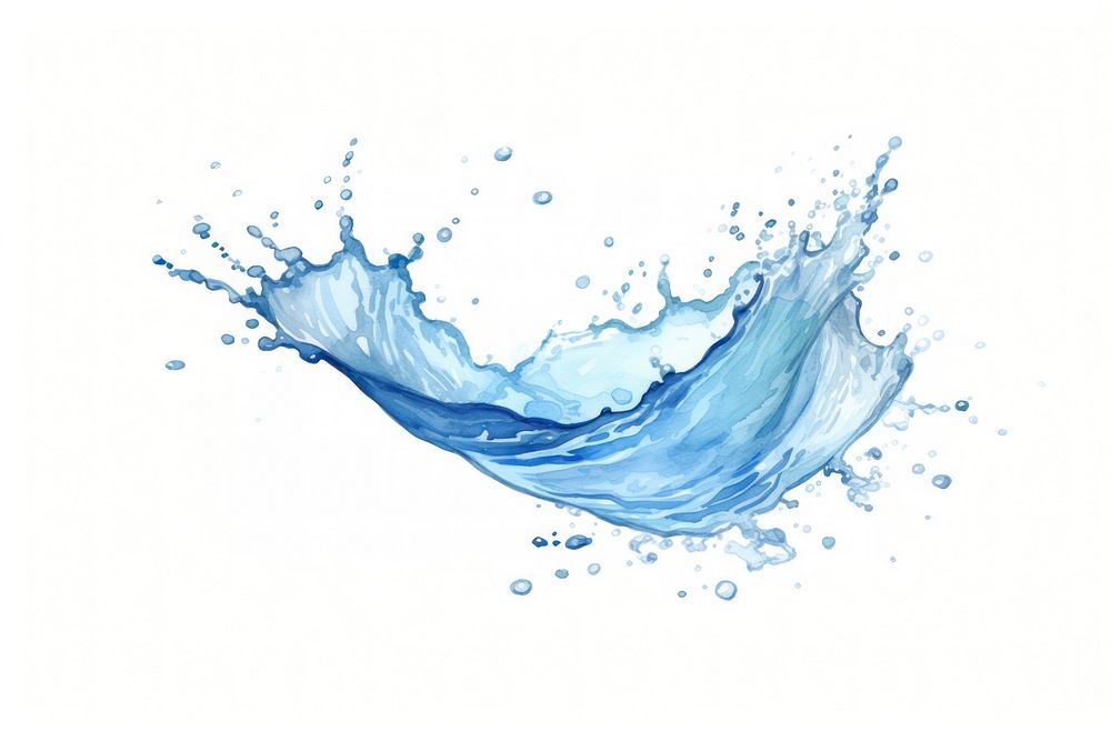 Water refreshment splattered splashing. AI generated Image by rawpixel.