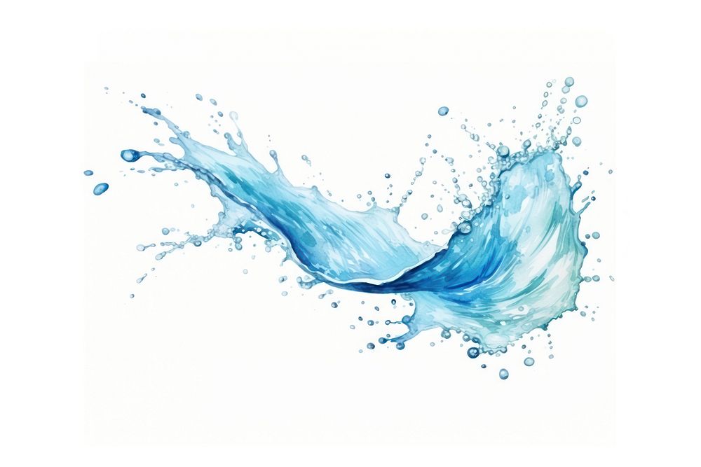 Water splattered creativity splashing. AI generated Image by rawpixel.