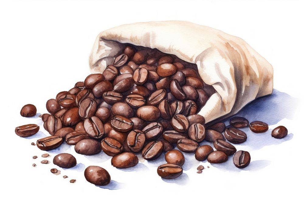 Coffee coffee beans freshness beverage. AI generated Image by rawpixel.