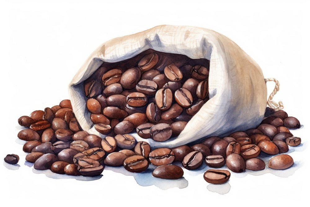 Coffee coffee beans freshness abundance. AI generated Image by rawpixel.