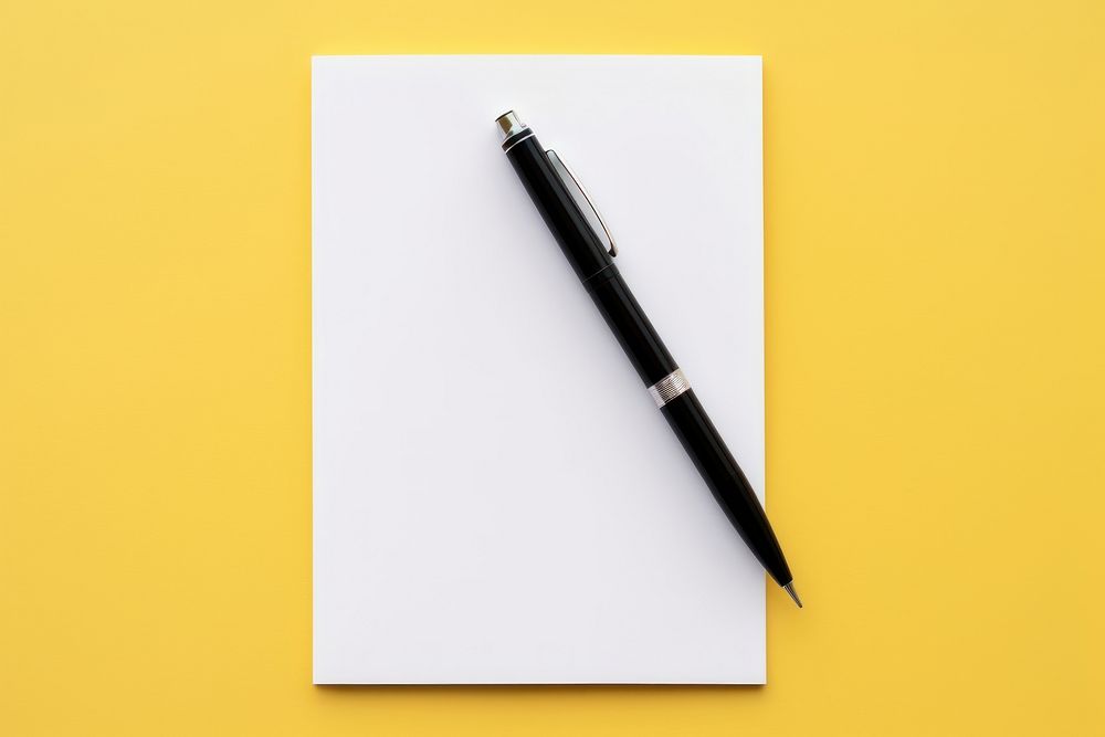 Pen paper white correspondence. AI generated Image by rawpixel.