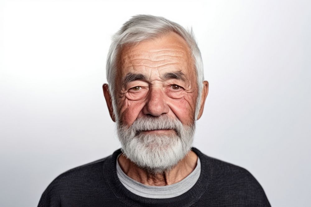 Portrait adult beard photo. AI generated Image by rawpixel.