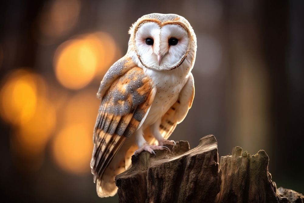 Owl animal beak bird. AI generated Image by rawpixel.