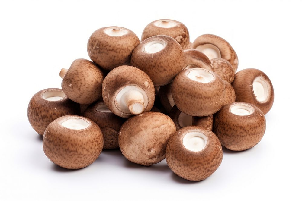 Mushroom plant food white background. AI generated Image by rawpixel.