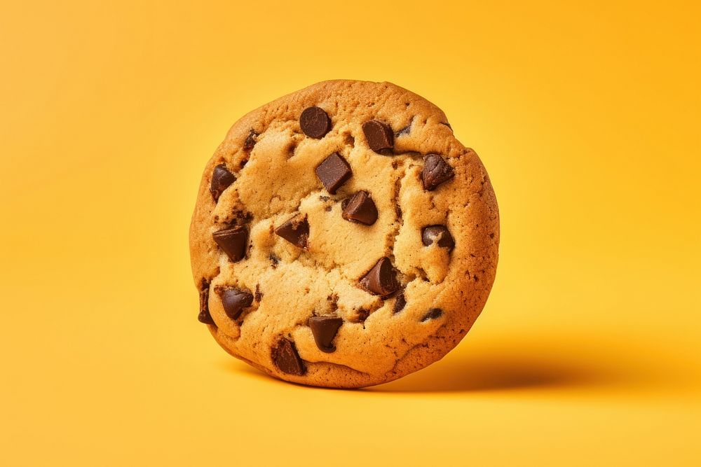 Cookie food confectionery chocolate. AI generated Image by rawpixel.