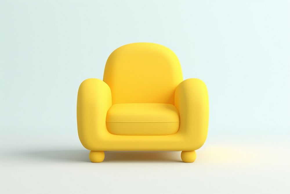 Armchair furniture recliner loveseat. AI generated Image by rawpixel.