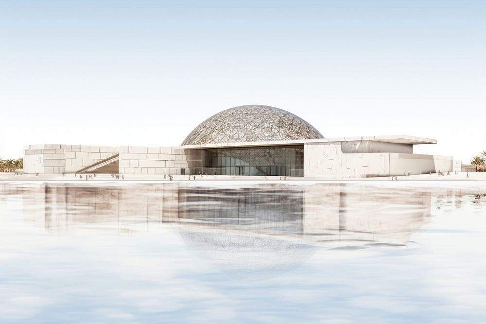 Architecture building observatory planetarium. AI generated Image by rawpixel.