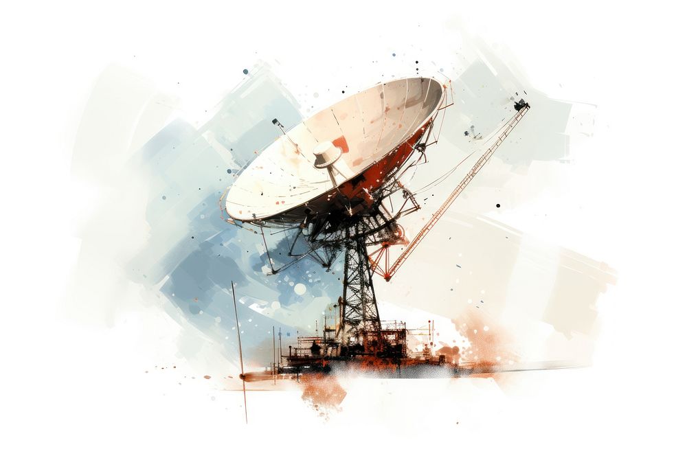 Antenna transportation architecture broadcasting. AI generated Image by rawpixel.