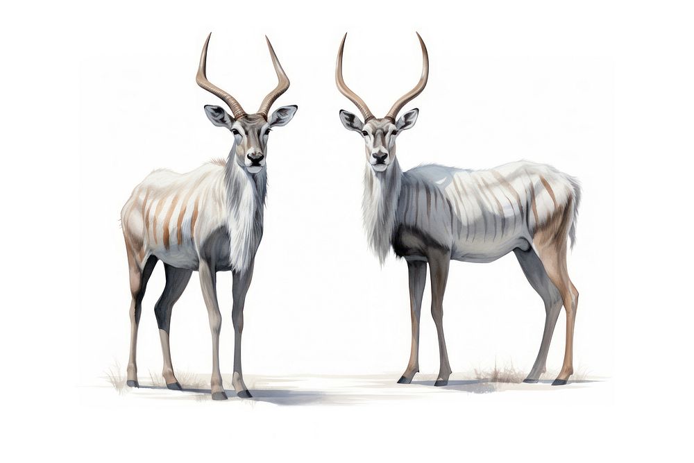 Wildlife antelope animal mammal. AI generated Image by rawpixel.