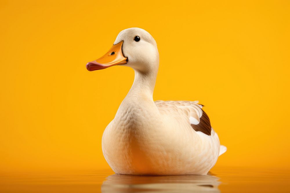 Duck animal goose bird. AI generated Image by rawpixel.