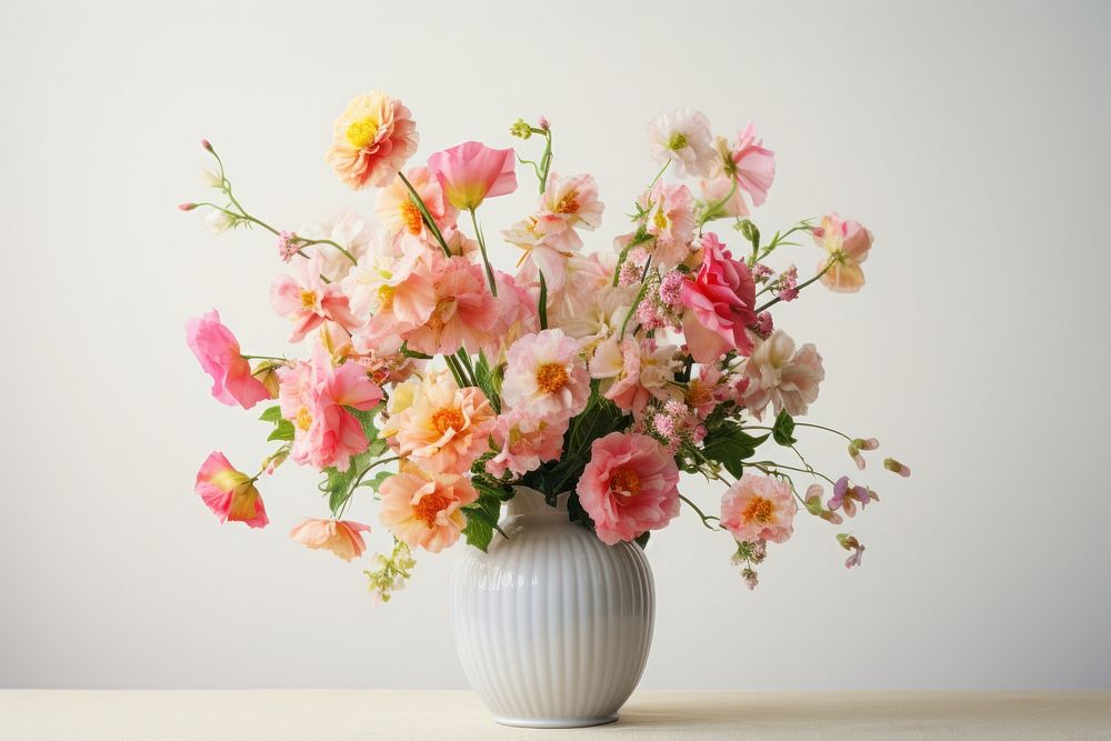 Flower vase plant petal. AI generated Image by rawpixel.