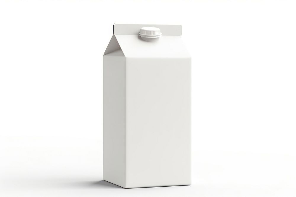 Milk carton white box. AI generated Image by rawpixel.