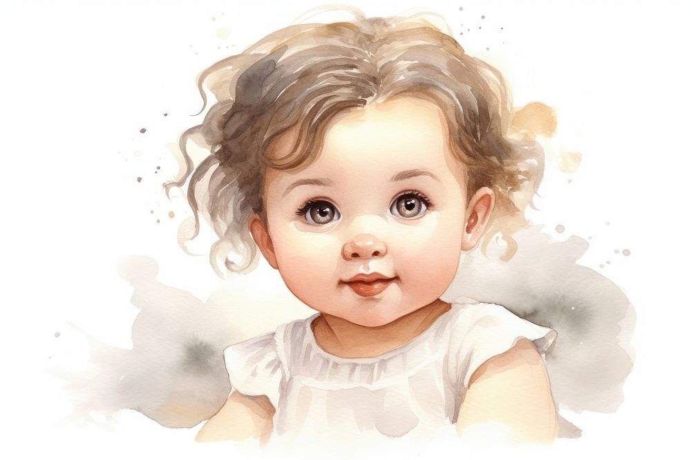 Baby portrait photography creativity. AI generated Image by rawpixel.
