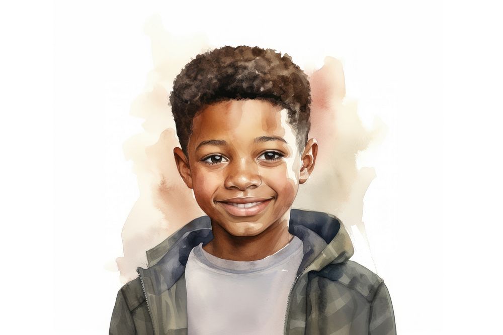 Child portrait smile boy. AI generated Image by rawpixel.