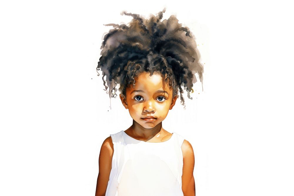 Child portrait girl photography. AI generated Image by rawpixel.