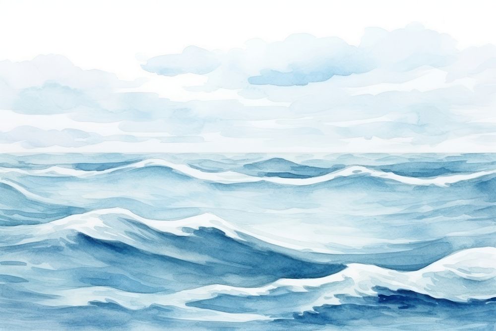 Ocean backgrounds outdoors nature. AI generated Image by rawpixel.